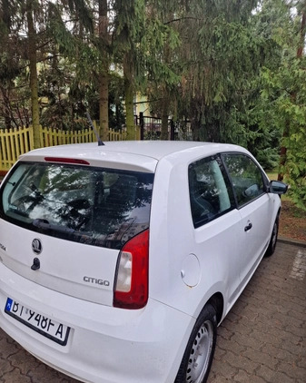 Skoda Citigo cena 10500 przebieg: 267000, rok produkcji 2015 z Białystok małe 16